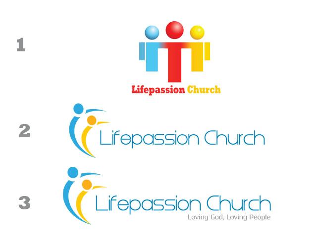 Logo Design by MasterGraphic for Lifepassion Church Inc | Design #1848825