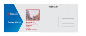 Postcard Design by Jyotsna for Beatty and Co | Design #7350747