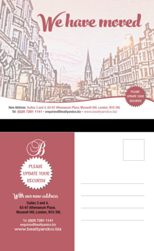 Postcard Design by UrbainFX for Beatty and Co | Design: #7363107