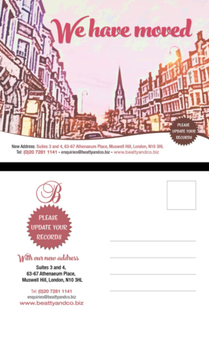 Postcard Design by UrbainFX for Beatty and Co | Design: #7363341