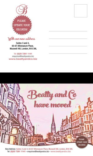 Postcard Design by UrbainFX for Beatty and Co | Design: #7363838
