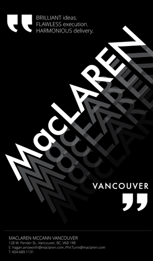 Diseño Publicitario por roopaljain para MacLaren Vancouver | Diseño: #1866251