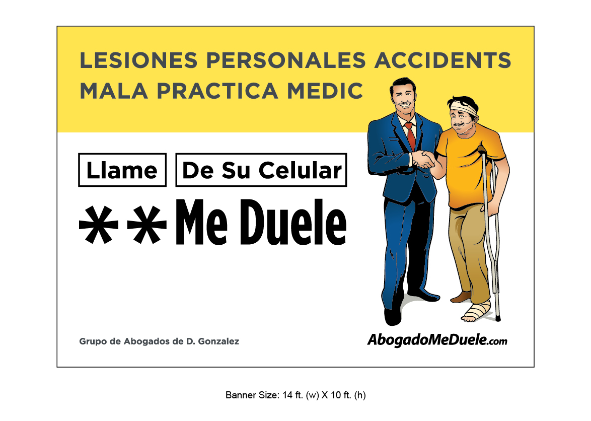 Diseño De Banner Publicitario por JACK para Gonzalez Law Group, P.C. | Diseño #1870996