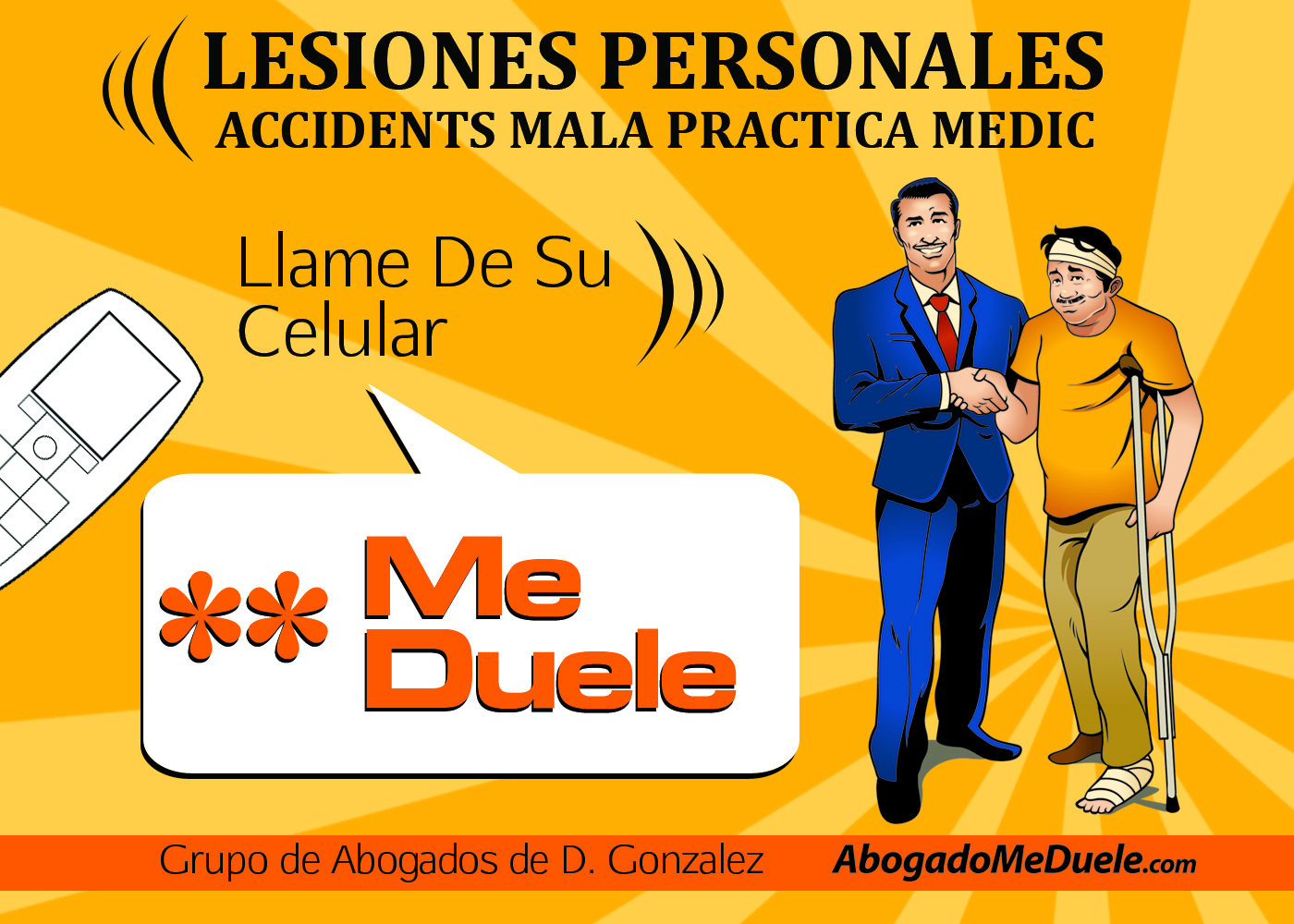 Diseño De Banner Publicitario por Karolin para Gonzalez Law Group, P.C. | Diseño #1869577