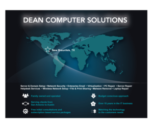 Postcard Design by Natako for Dean Computer Solutions | Design #7340614