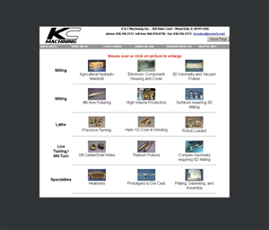 Logo Design by JR design for K&C Machining | Design: #1907019