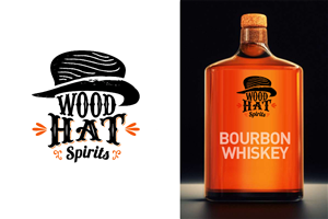 Logo Design by masher for Wood Hat Spirits | Design: #1865227