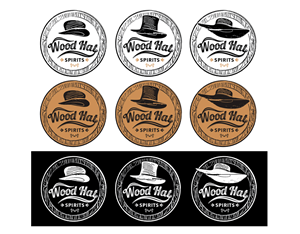Logo-Design von masher für Wood Hat Spirits | Design #1910519