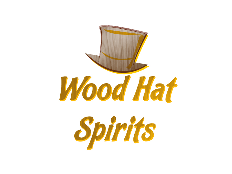 Logo Design by Hatem for Wood Hat Spirits | Design #1851691