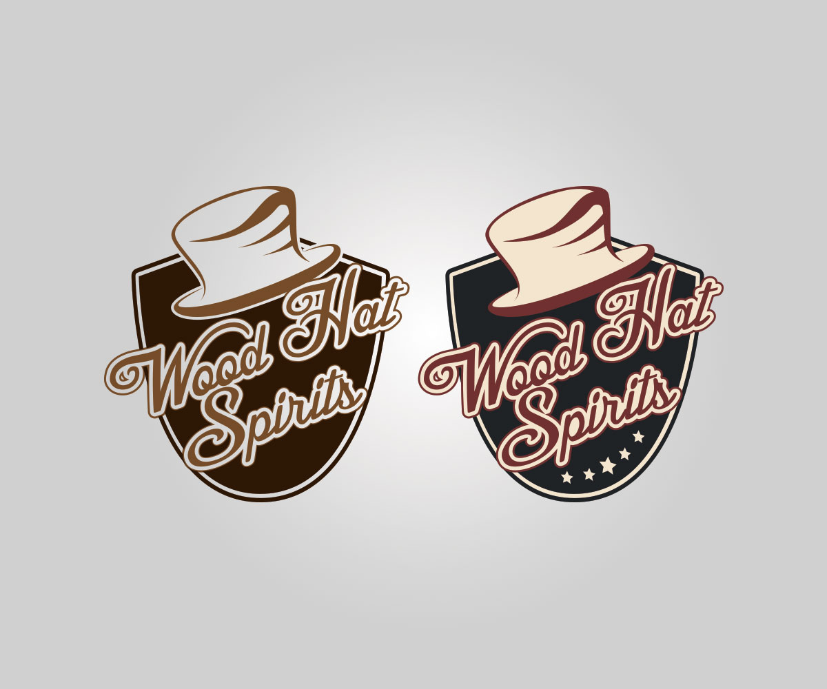 Logo Design by Visualland for Wood Hat Spirits | Design #1874833