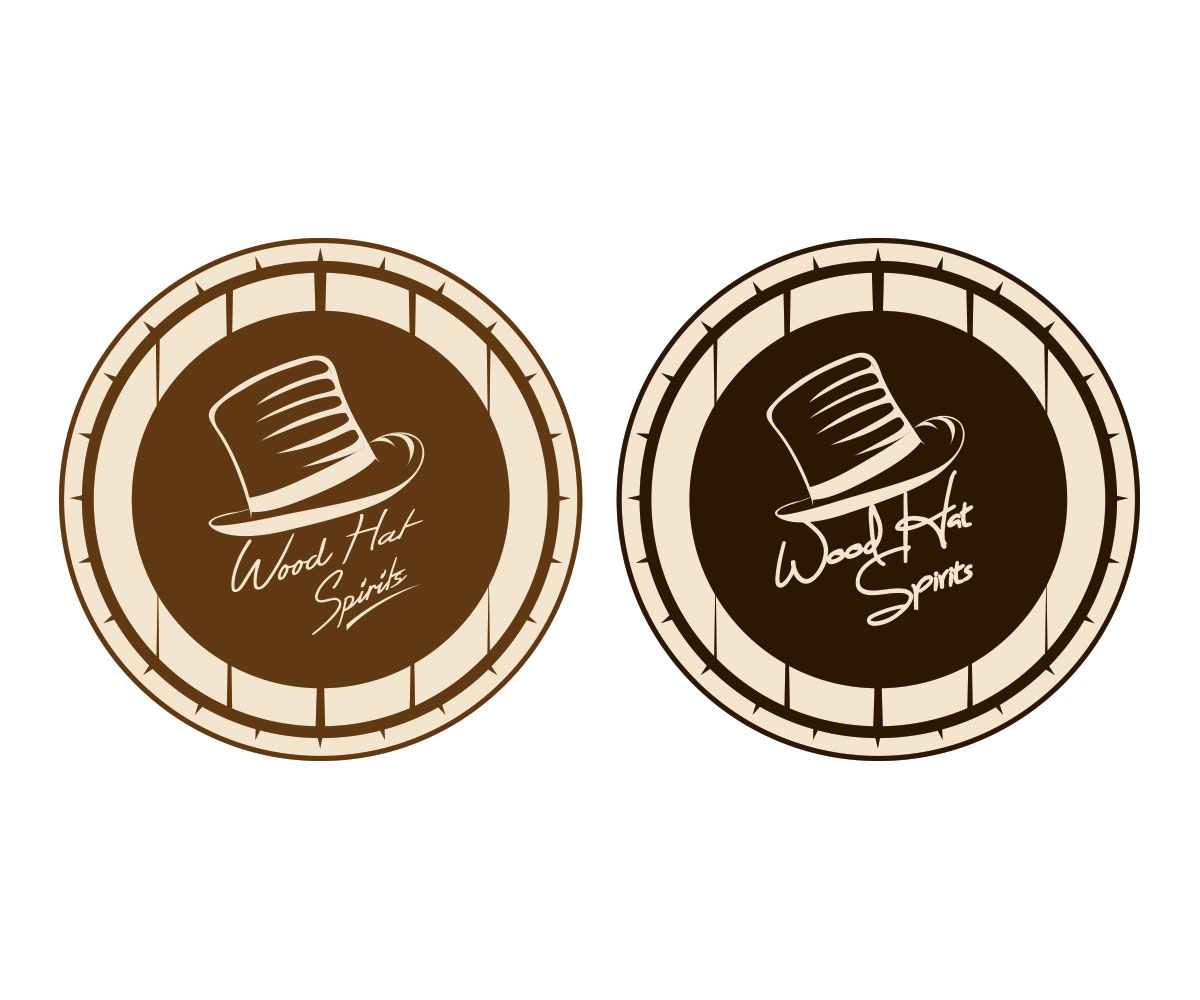Logo Design by Visualland for Wood Hat Spirits | Design #1901464