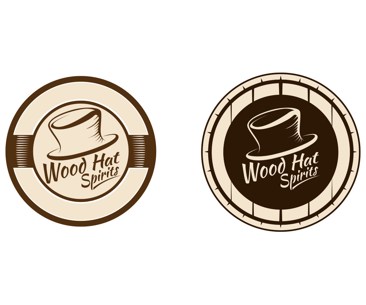 Logo Design by Visualland for Wood Hat Spirits | Design #1901529