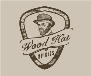 Wood Hat Spirits | Logo Design by Buck Tornado