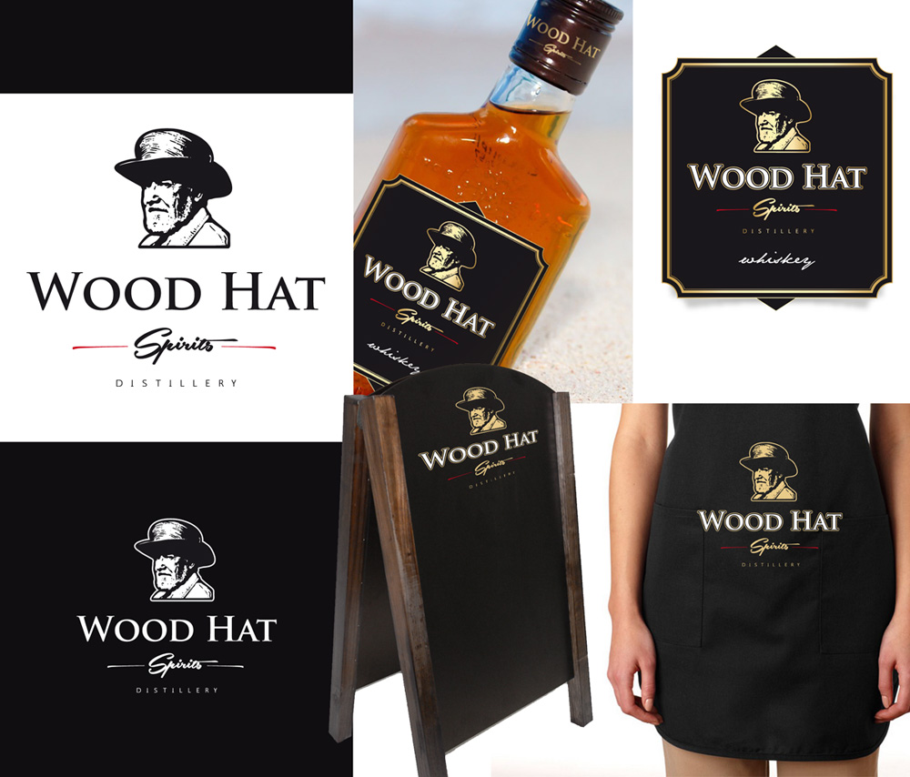 Logo Design by kresh for Wood Hat Spirits | Design #1883111