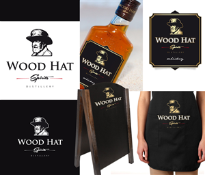 Logo Design by kresh for Wood Hat Spirits | Design: #1883111