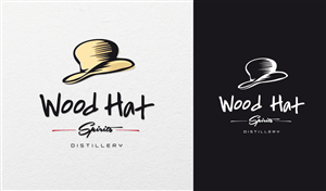 Logo Design by kresh for Wood Hat Spirits | Design: #1887578