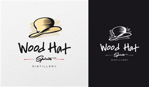 Logo Design by kresh for Wood Hat Spirits | Design: #1887581