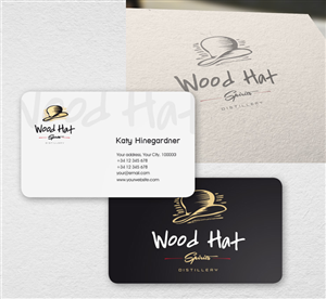 Logo Design by kresh for Wood Hat Spirits | Design: #1887582