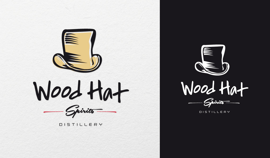 Logo Design by kresh for Wood Hat Spirits | Design #1887583