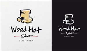 Logo Design by kresh for Wood Hat Spirits | Design: #1887583