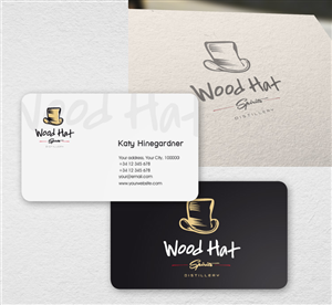 Logo Design by kresh for Wood Hat Spirits | Design: #1887585