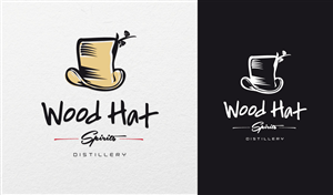 Logo Design by kresh for Wood Hat Spirits | Design: #1887586