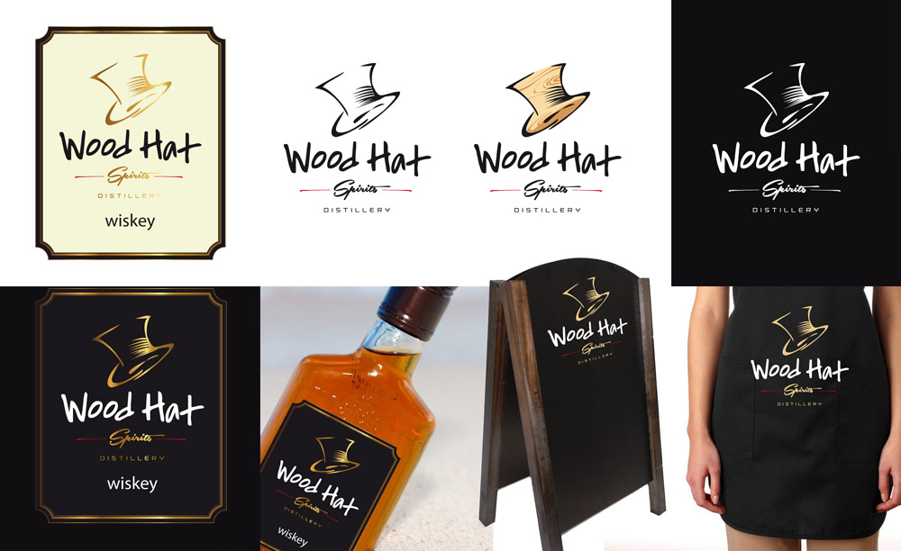 Logo Design by kresh for Wood Hat Spirits | Design #1901075
