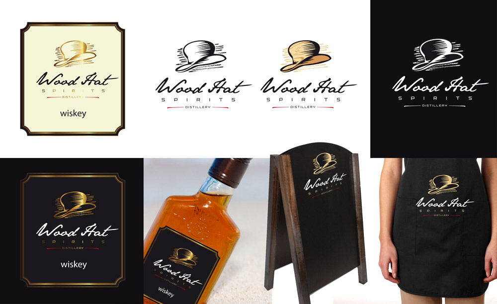 Logo Design by kresh for Wood Hat Spirits | Design #1901080