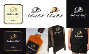 Logo Design by kresh for Wood Hat Spirits | Design: #1901080