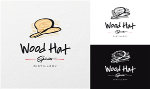 Logo Design by kresh for Wood Hat Spirits | Design: #1910086