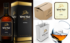Logo Design by kresh for Wood Hat Spirits | Design: #1910093