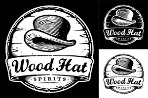 Logo Design by dlt for Wood Hat Spirits | Design: #1908861