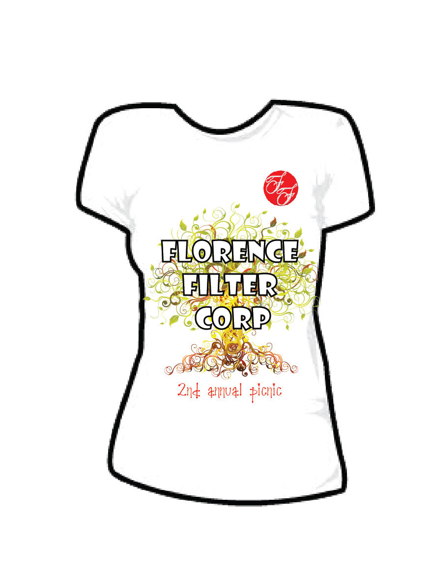 T-shirt Design by neetu for florence filter | Design #1866157