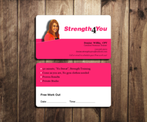 Business Card Design by DZINO for Strength4You | Design: #7349981