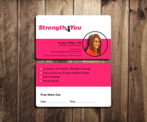 Business Card Design by DZINO for Strength4You | Design: #7349994