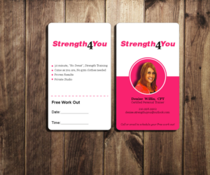 Business Card Design by DZINO for Strength4You | Design: #7349995