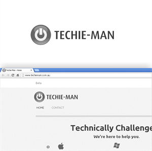 Techie-Man    (in any case, title, lower, upper, whatever you fancy) | Logo-Design von albertlatifi