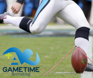 Diseño de Logo por WholeBranding® para Game Time Recruiting | Diseño: #7534407