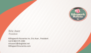 Diseño de Tarjeta de Presentación por Macaw para Killingworth Nurseries | Diseño #7364393