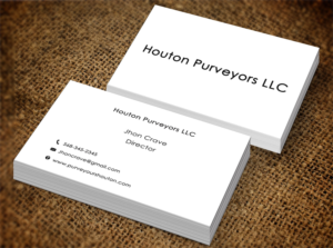 Business Card Design by Lanka Ama for Houton Purveyors LLC | Design: #7359772