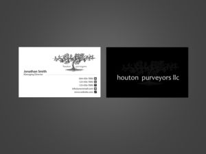 Diseño de Tarjeta de Presentación por Creations Box 2015 para Houton Purveyors LLC | Diseño: #7393629