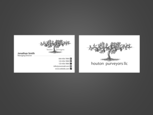 Diseño de Tarjeta de Presentación por Creations Box 2015 para Houton Purveyors LLC | Diseño: #7393635
