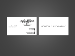 Diseño de Tarjeta de Presentación por Creations Box 2015 para Houton Purveyors LLC | Diseño: #7393637