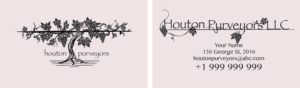Business Card Design by sweetlimegraphics for Houton Purveyors LLC | Design: #7371167