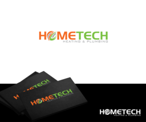 Logo Design by HeroG®APHIX for Hometech Heating and plumbing  | Design: #7365991