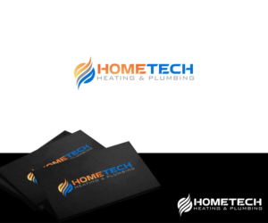Logo Design by HeroG®APHIX for Hometech Heating and plumbing  | Design: #7365992