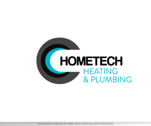 Logo Design by isabel paoli for Hometech Heating and plumbing  | Design: #7386270
