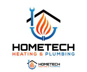 Logo Design by sangeloenriquez for Hometech Heating and plumbing  | Design #7357810