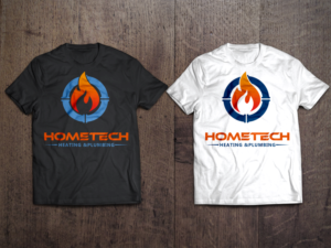 Logo Design by Renen for Hometech Heating and plumbing  | Design: #7363135