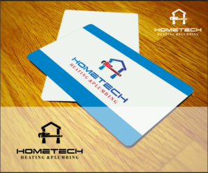 Logo Design by vIctor for Hometech Heating and plumbing  | Design: #7362031